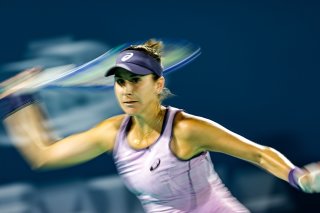 Une performance XXL pour Belinda Bencic. KEYSTONE/EPA/ALI HAIDER